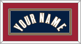 Cleveland Name - Alternate Blue (2005-2010) - Double Mat 3