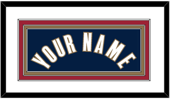 Cleveland Name - Alternate Blue (2005-2010) - Triple Mat 1