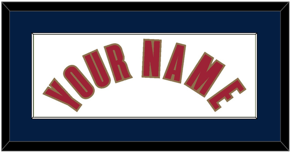 Cleveland Name - Home White (2003-2010) - Single Mat 2