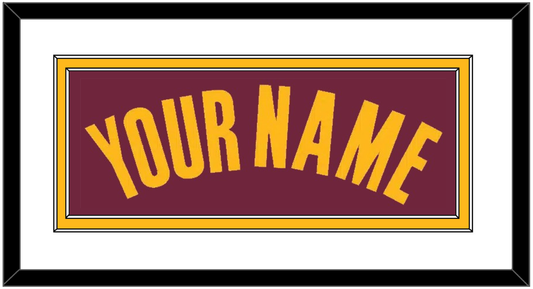 Cleveland Name - Road Red (2010-2017) - Signature Tier 1