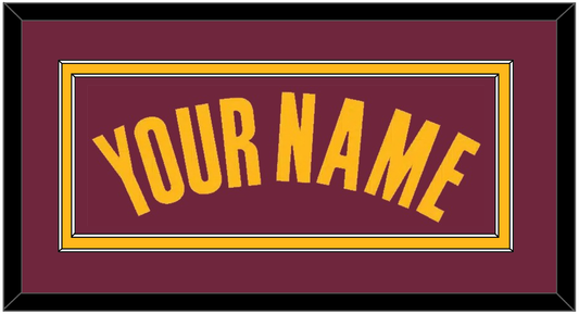 Cleveland Name - Road Red (2010-2017) - Signature Tier 2