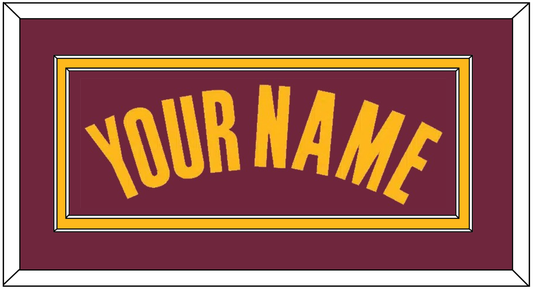 Cleveland Name - Road Red (2010-2017) - Signature Tier 2