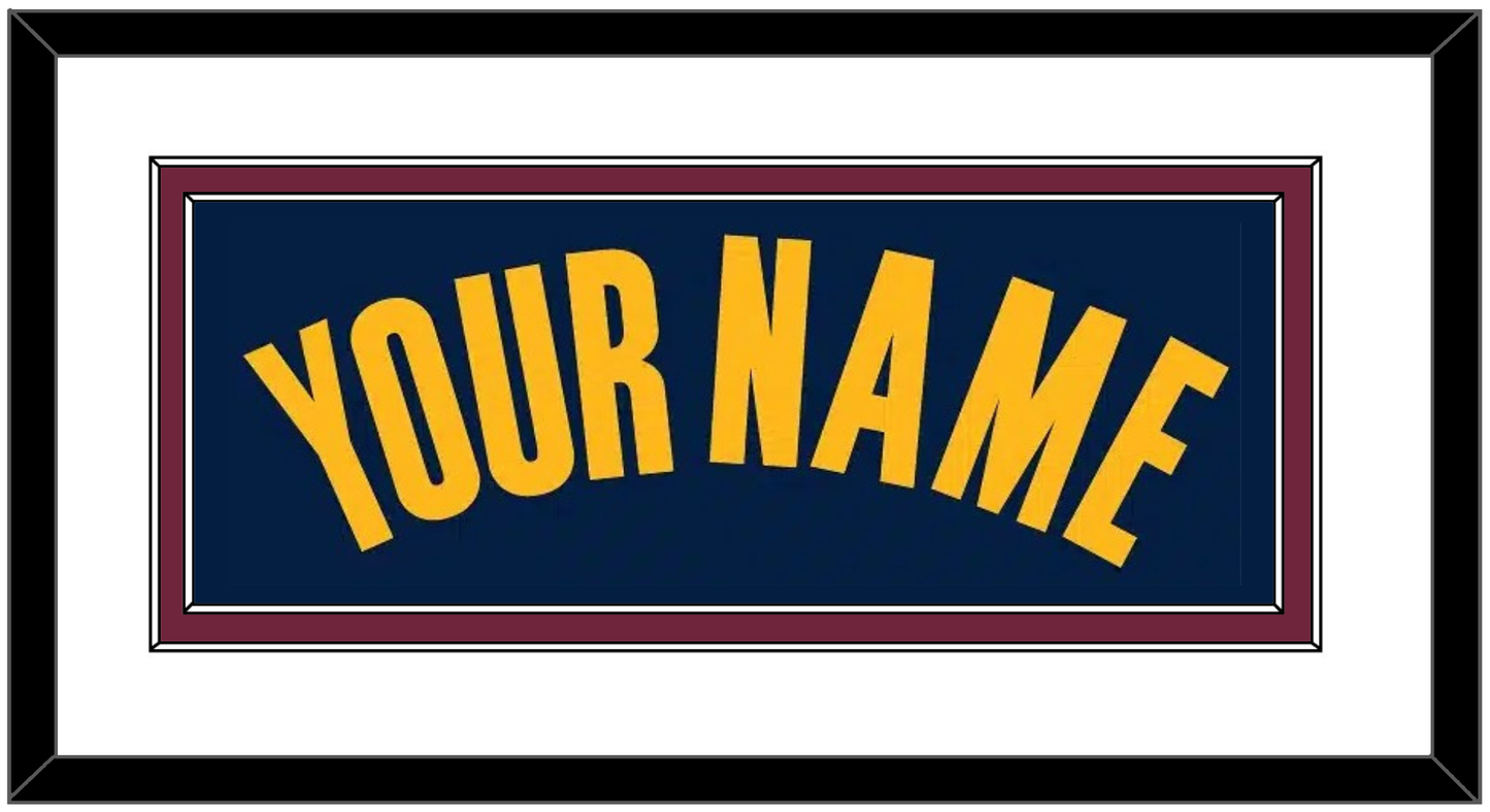 Cleveland Name - Alternate Blue (2014-2017) - Signature Tier 1