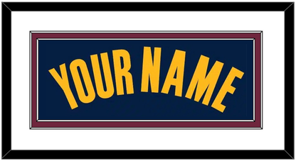 Cleveland Name - Alternate Blue (2014-2017) - Signature Tier 1
