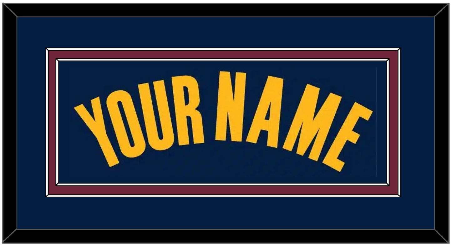 Cleveland Name - Alternate Blue (2014-2017) - Signature Tier 3