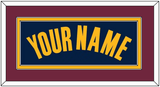 Cleveland Name - Alternate Blue (2014-2017) - Double Mat 4