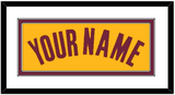 Cleveland Name - Alternate Yellow (2012-2017) - Double Mat 1