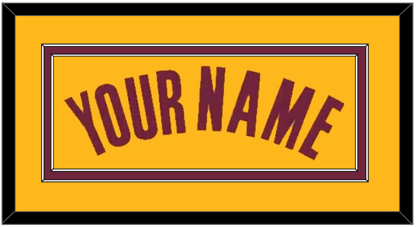 Cleveland Name - Alternate Yellow (2012-2017) - Signature Tier 2