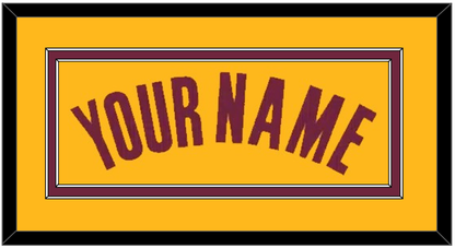 Cleveland Name - Alternate Yellow (2012-2017) - Signature Tier 2