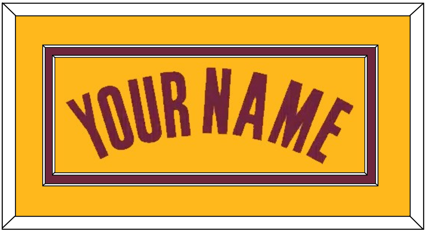Cleveland Name - Alternate Yellow (2012-2017) - Signature Tier 2