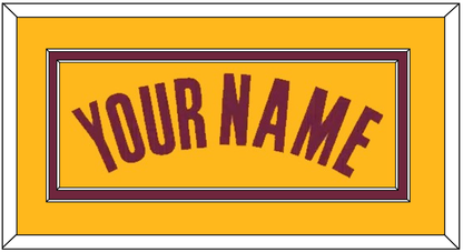 Cleveland Name - Alternate Yellow (2012-2017) - Signature Tier 2