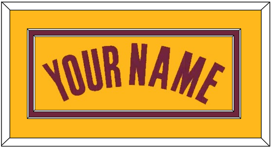 Cleveland Name - Alternate Yellow (2012-2017) - Signature Tier 2