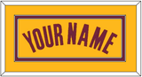 Cleveland Name - Alternate Yellow (2012-2017) - Double Mat 2