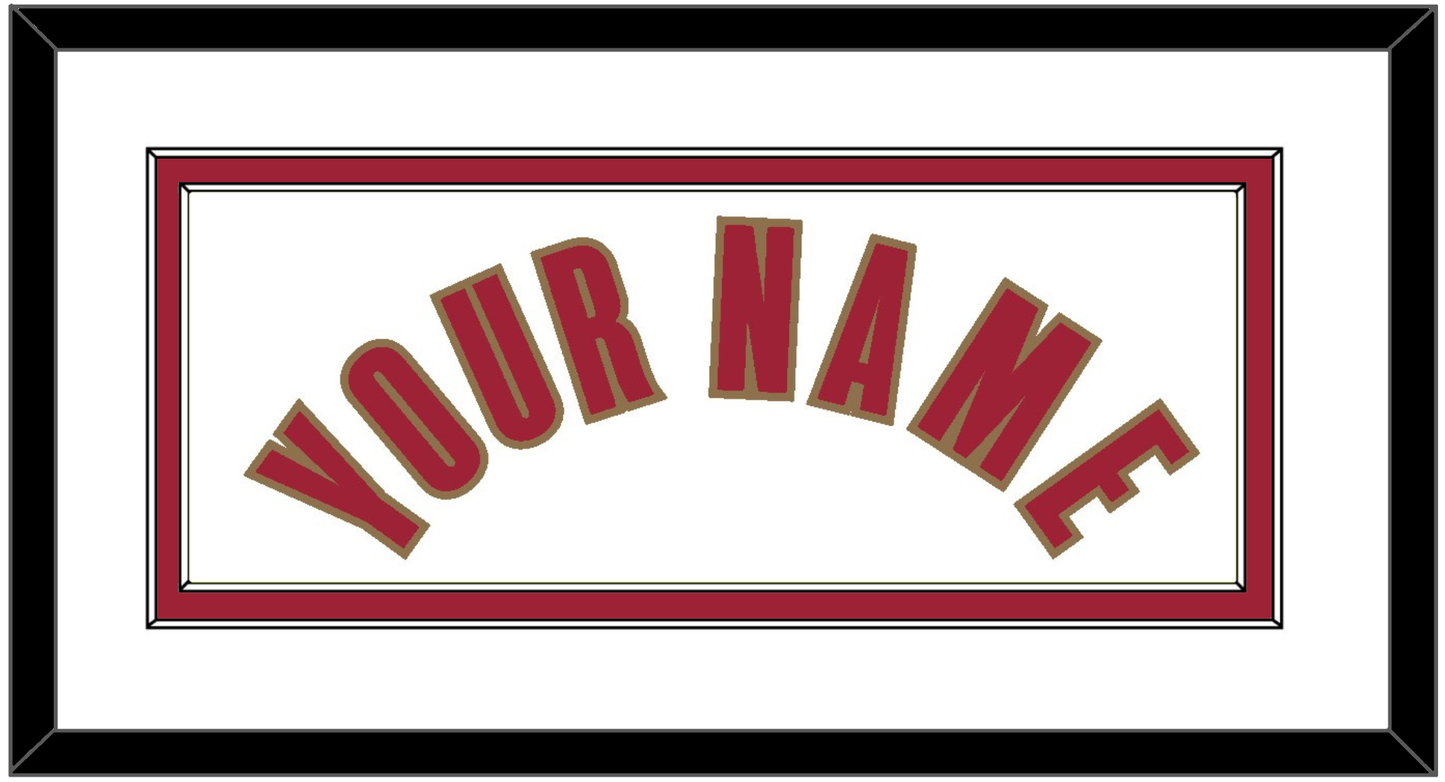 Cleveland Name - Home White (2003-2010) - Signature Tier 2