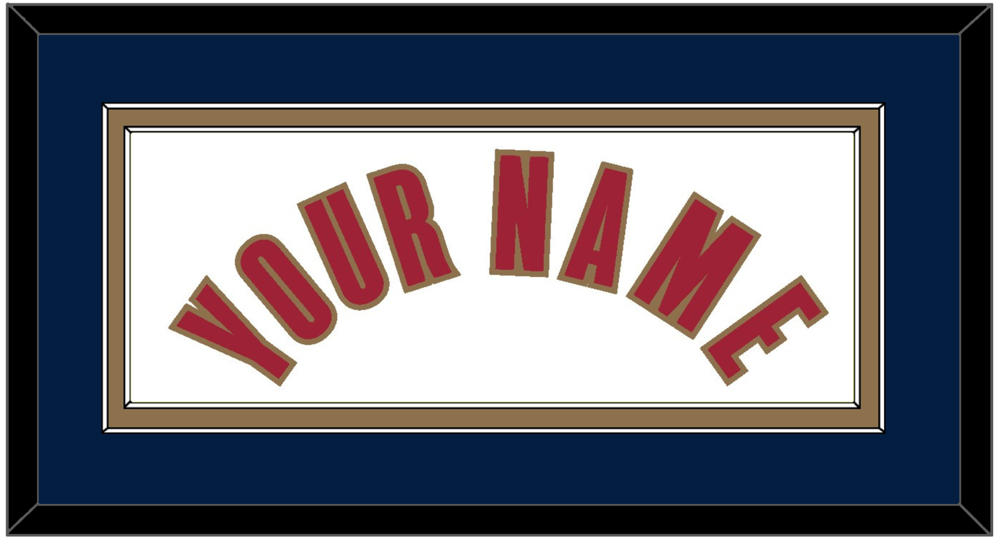 Cleveland Name - Home White (2003-2010) - Signature Tier 4