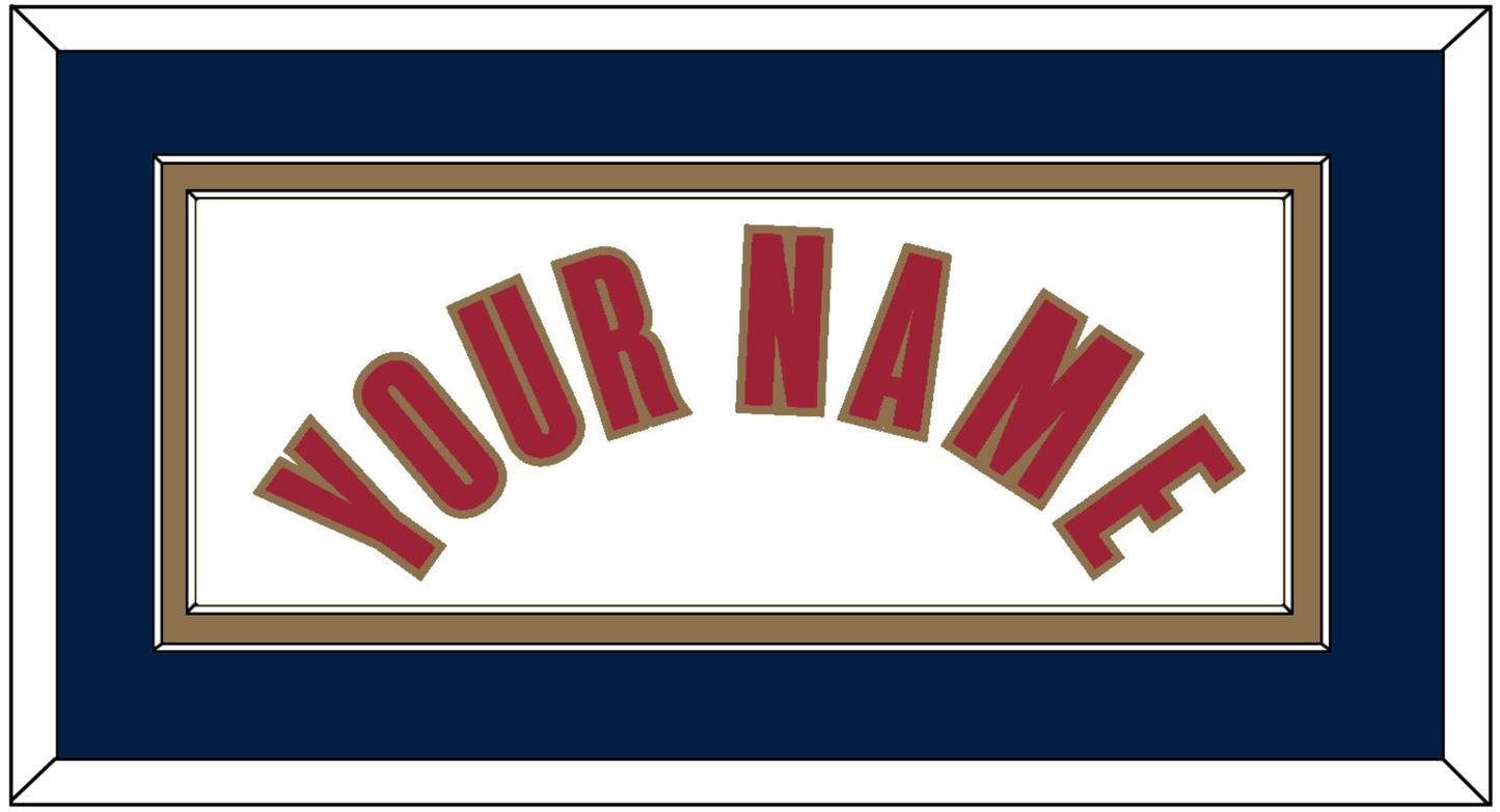 Cleveland Name - Home White (2003-2010) - Signature Tier 4