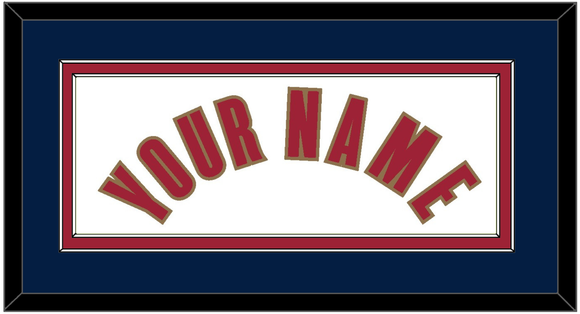 Cleveland Name - Home White (2003-2010) - Double Mat 5