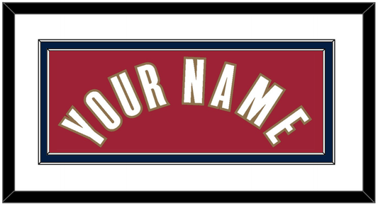 Cleveland Name - Road Red (2003-2010) - Signature Tier 2