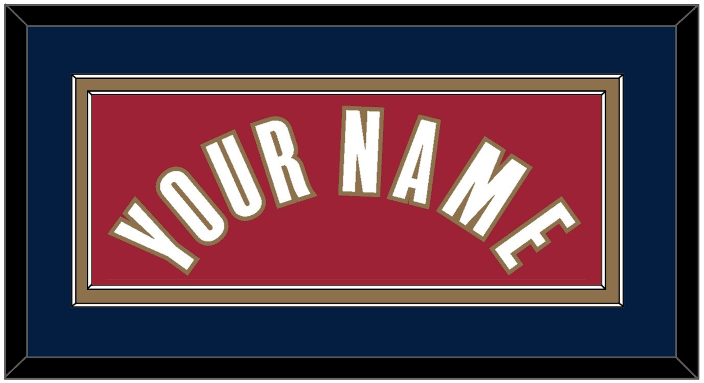 Cleveland Name - Road Red (2003-2010) - Signature Tier 3