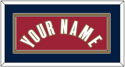Cleveland Name - Road Red (2003-2010) - Signature Tier 3