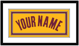 Cleveland Name - Alternate Yellow (2012-2017) - Triple Mat 1