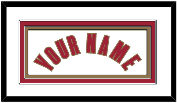 Cleveland Name - Home White (2003-2010) - Triple Mat 1