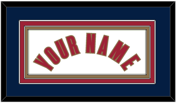 Cleveland Name - Home White (2003-2010) - Triple Mat 3