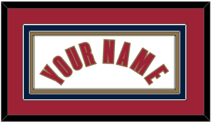 Cleveland Name - Home White (2003-2010) - Premier Tier 4