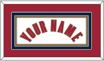 Cleveland Name - Home White (2003-2010) - Premier Tier 4