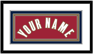 Cleveland Name - Road Red (2003-2010) - Triple Mat 1