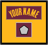 Cleveland Name & Champions Patch - Road Red (2010-2017) - Single Mat 2