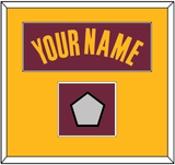 Cleveland Name & Champions Patch - Road Red (2010-2017) - Single Mat 2