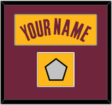 Cleveland Name & Champions Patch - Alternate Yellow (2012-2017) - Single Mat 2