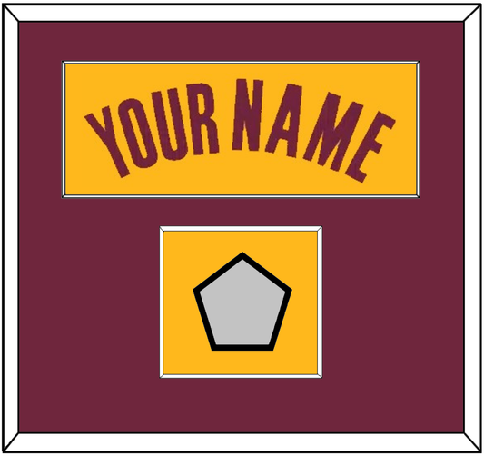Cleveland Name & Champions Patch - Alternate Yellow (2012-2017) - Essential Tier 2