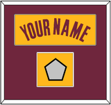 Cleveland Name & Champions Patch - Alternate Yellow (2012-2017) - Single Mat 2
