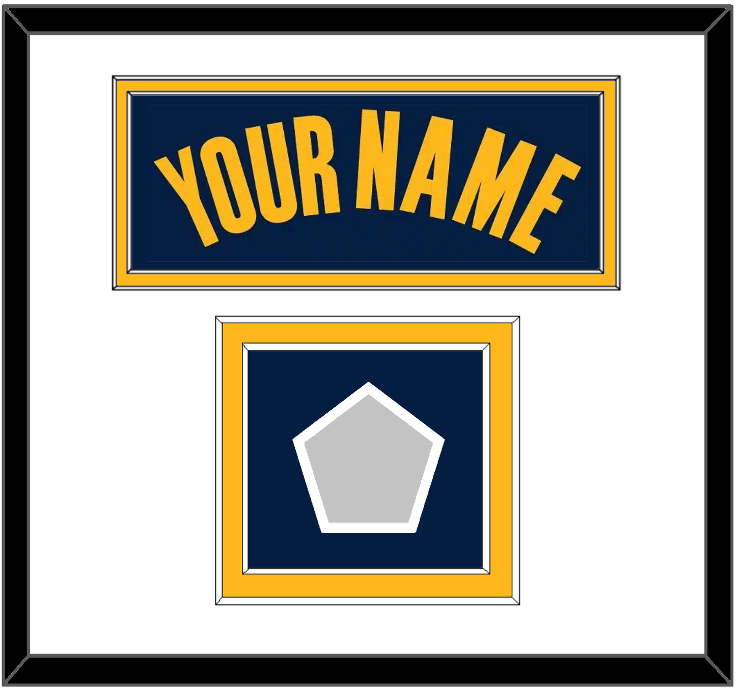 Cleveland Name & Champions Patch - Alternate Blue (2014-2017) - Signature Tier 2