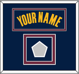 Cleveland Name & Champions Patch - Alternate Blue (2014-2017) - Double Mat 3