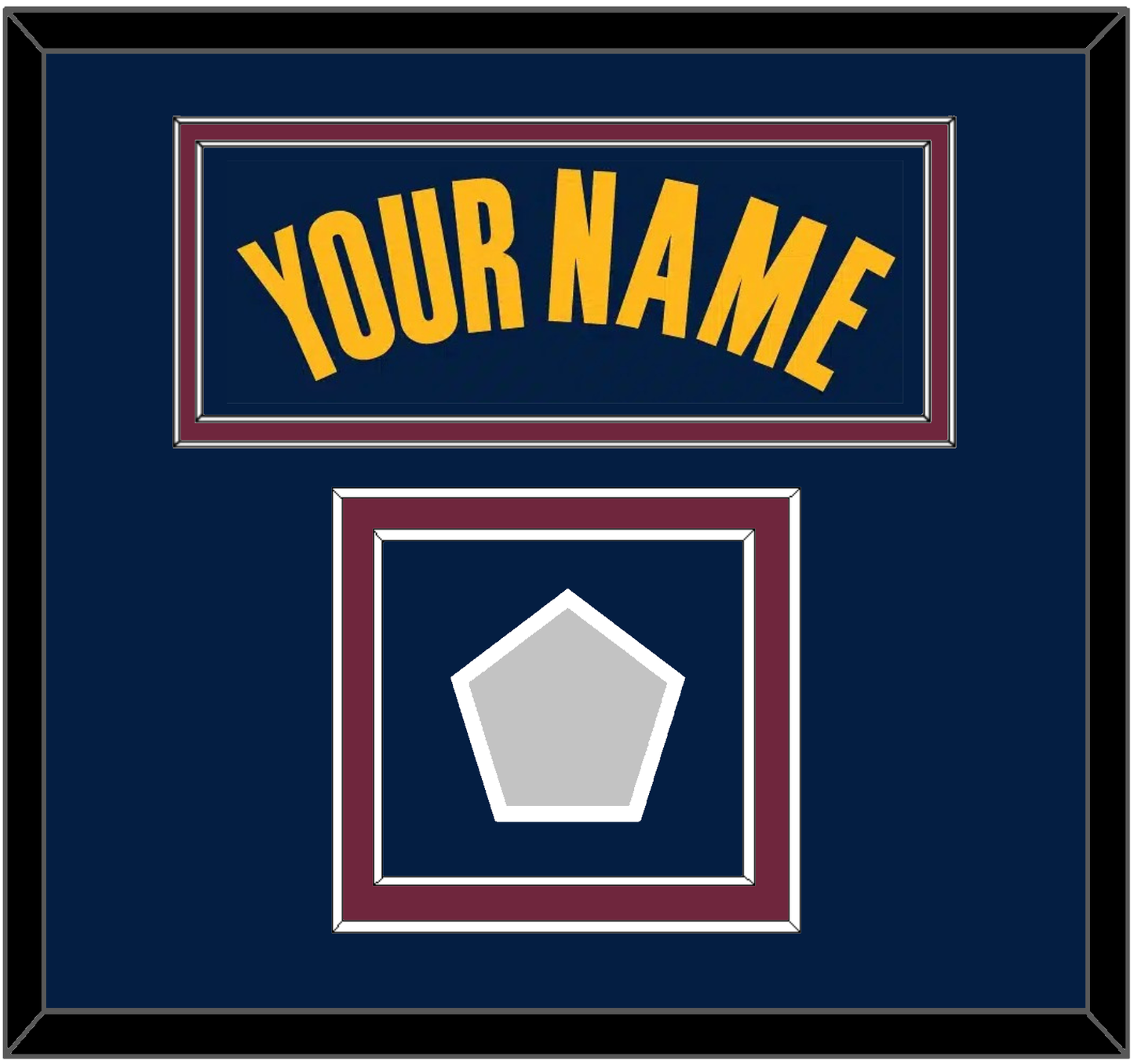 Cleveland Name & Champions Patch - Alternate Blue (2014-2017) - Signature Tier 3