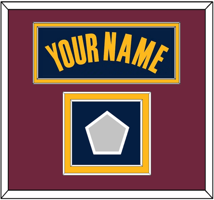 Cleveland Name & Champions Patch - Alternate Blue (2014-2017) - Signature Tier 5