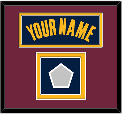 Cleveland Name & Champions Patch - Alternate Blue (2014-2017) - Signature Tier 5