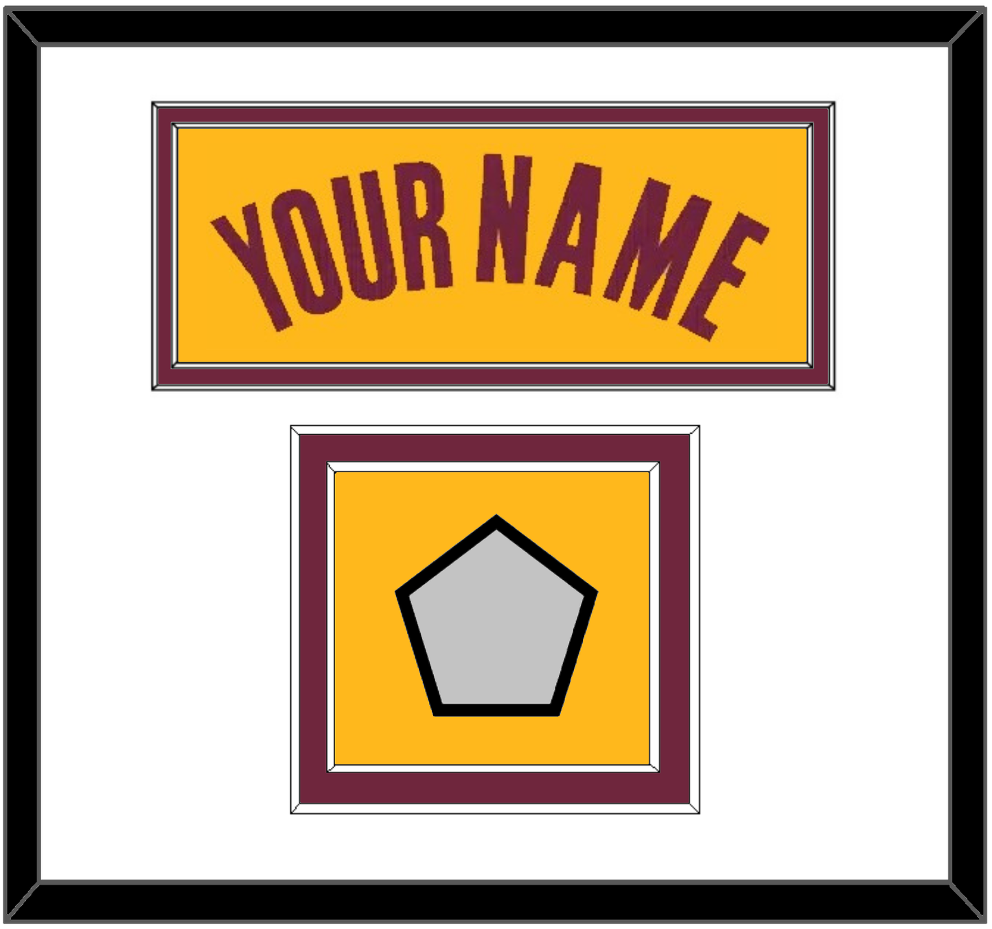 Cleveland Name & Champions Patch - Alternate Yellow (2012-2017) - Signature Tier 1