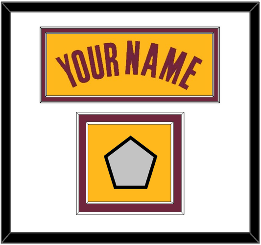 Cleveland Name & Champions Patch - Alternate Yellow (2012-2017) - Signature Tier 1