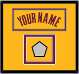 Cleveland Name & Champions Patch - Alternate Yellow (2012-2017) - Double Mat 2