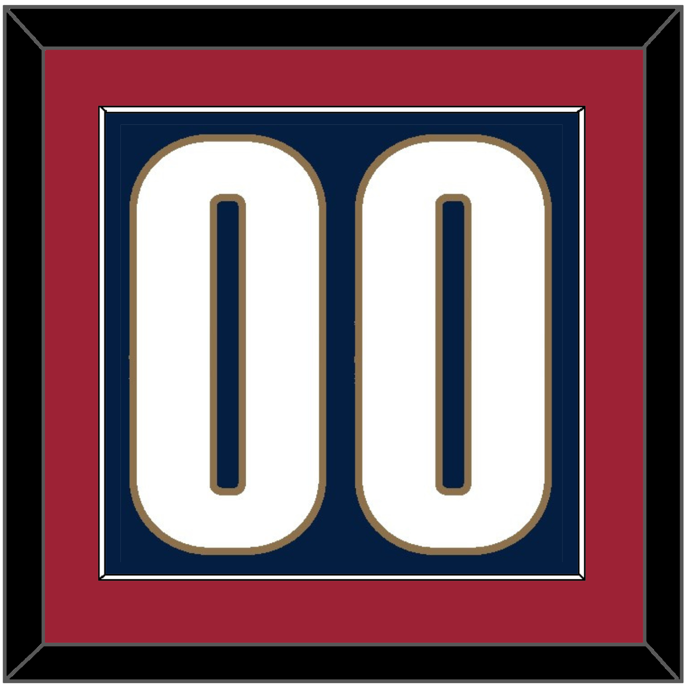 Cleveland Number - Alternate Blue (2005-2010) - Essential Tier 2