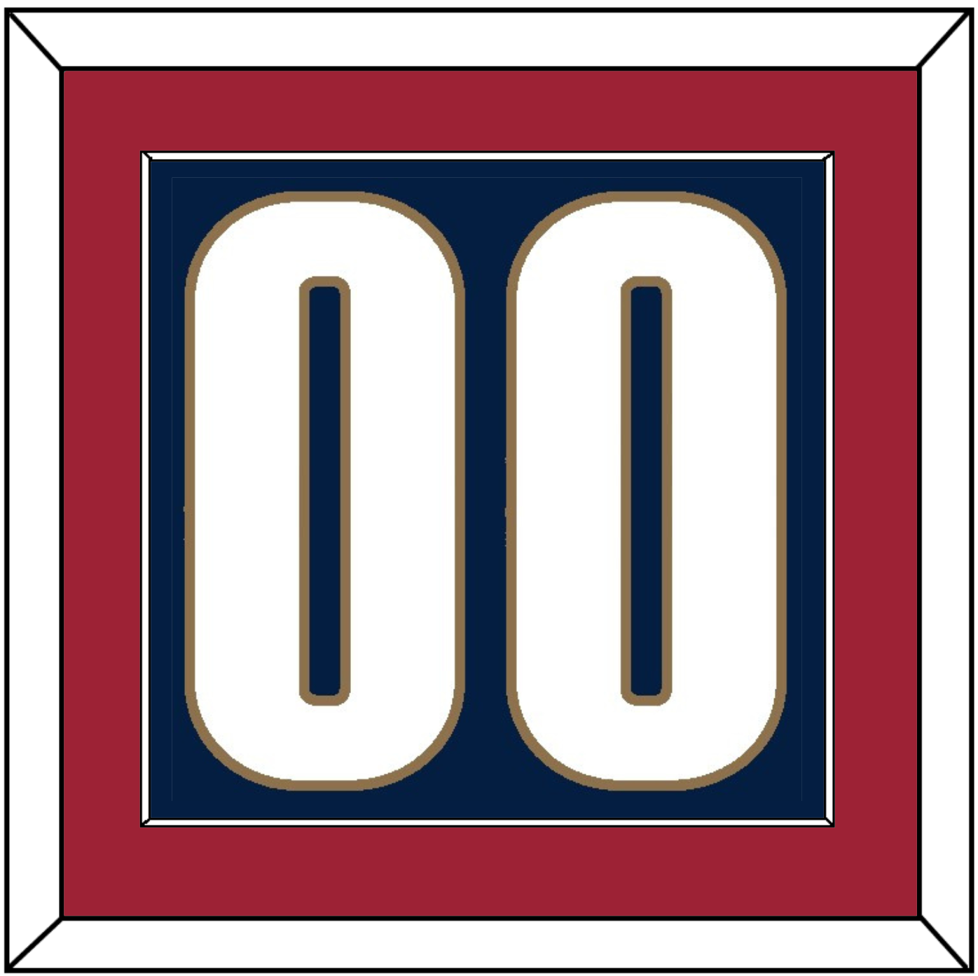 Cleveland Number - Alternate Blue (2005-2010) - Essential Tier 2