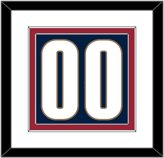 Cleveland Number - Alternate Blue (2005-2010) - Signature Tier 1