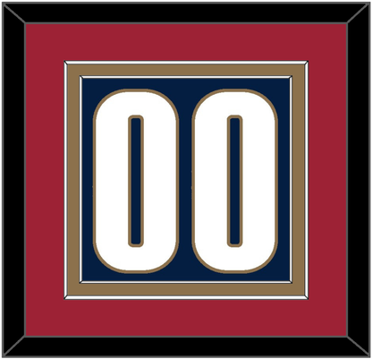 Cleveland Number - Alternate Blue (2005-2010) - Signature Tier 2