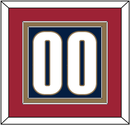 Cleveland Number - Alternate Blue (2005-2010) - Signature Tier 2