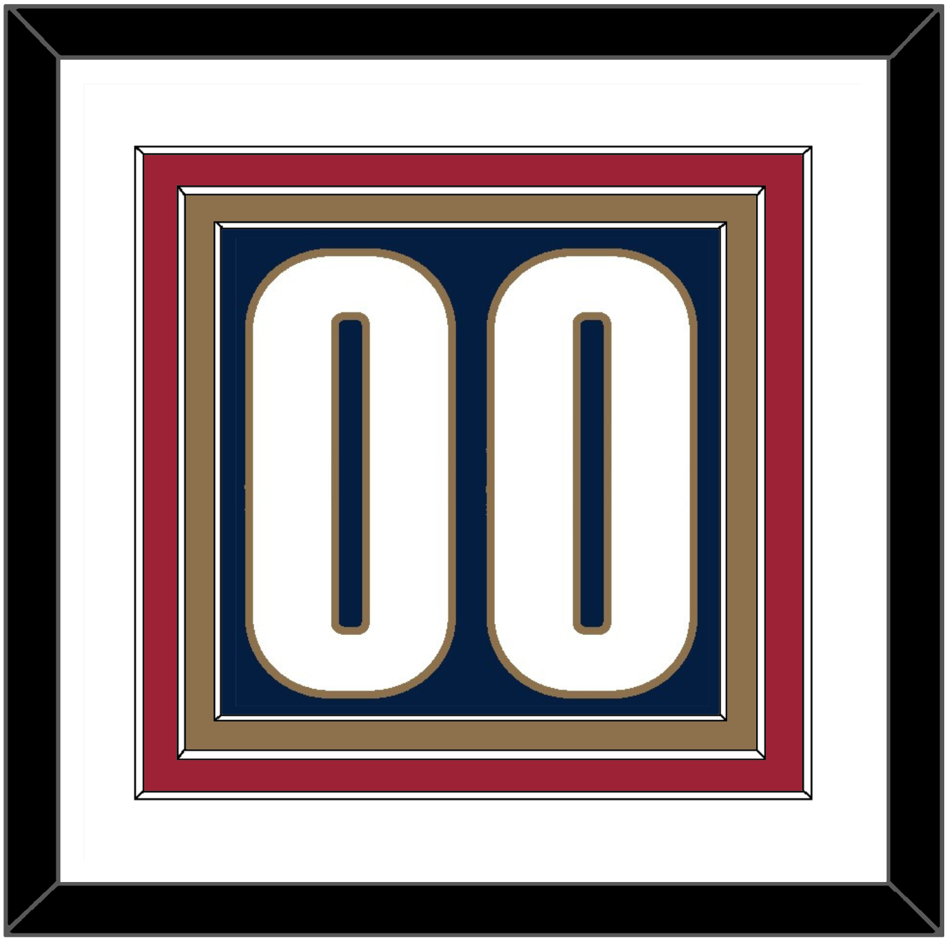 Cleveland Number - Alternate Blue (2005-2010) - Premier Tier 1