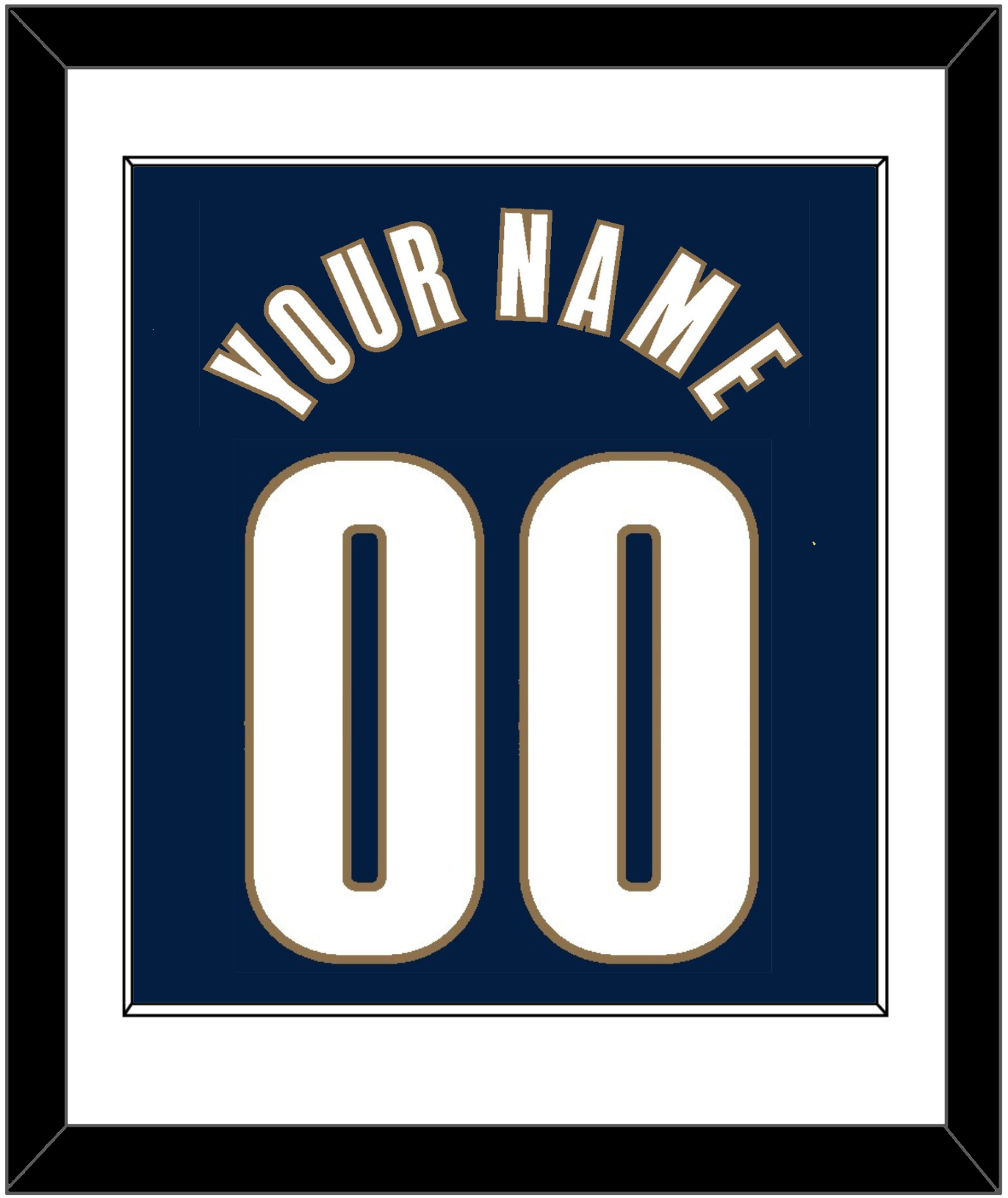 Cleveland Name & Number - Alternate Blue (2005-2010) - Essential Tier 1